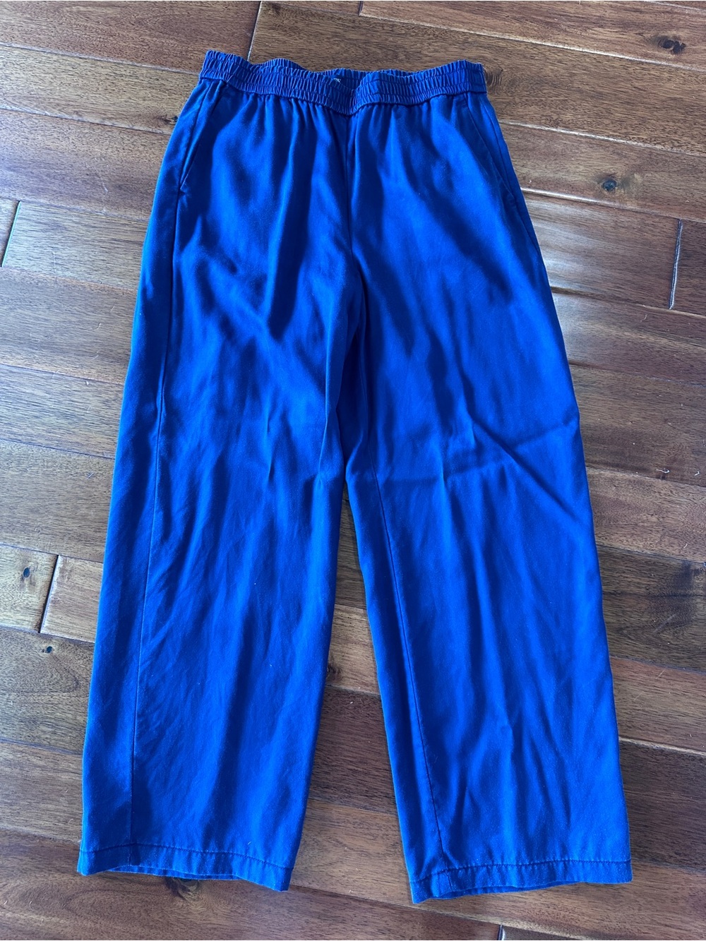 J.Crew Bright Navy Blue Wide Leg Pants
